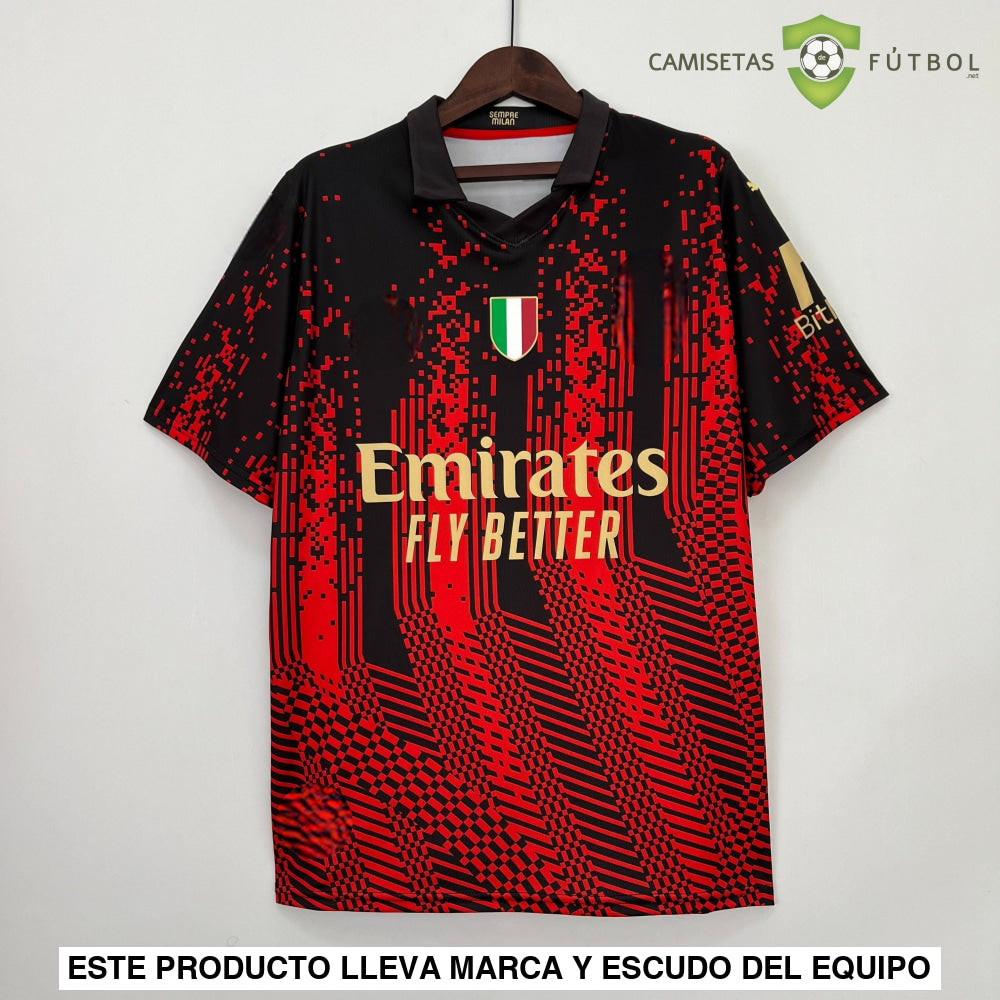 Camiseta Ac Milan 22-23 4ª Equipación Version Koché Parche Especial