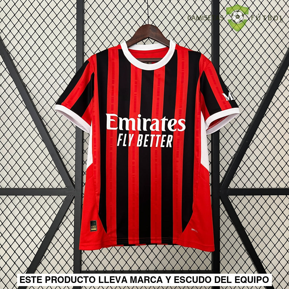 Camiseta Ac Milan 24-25 Local De Futbol