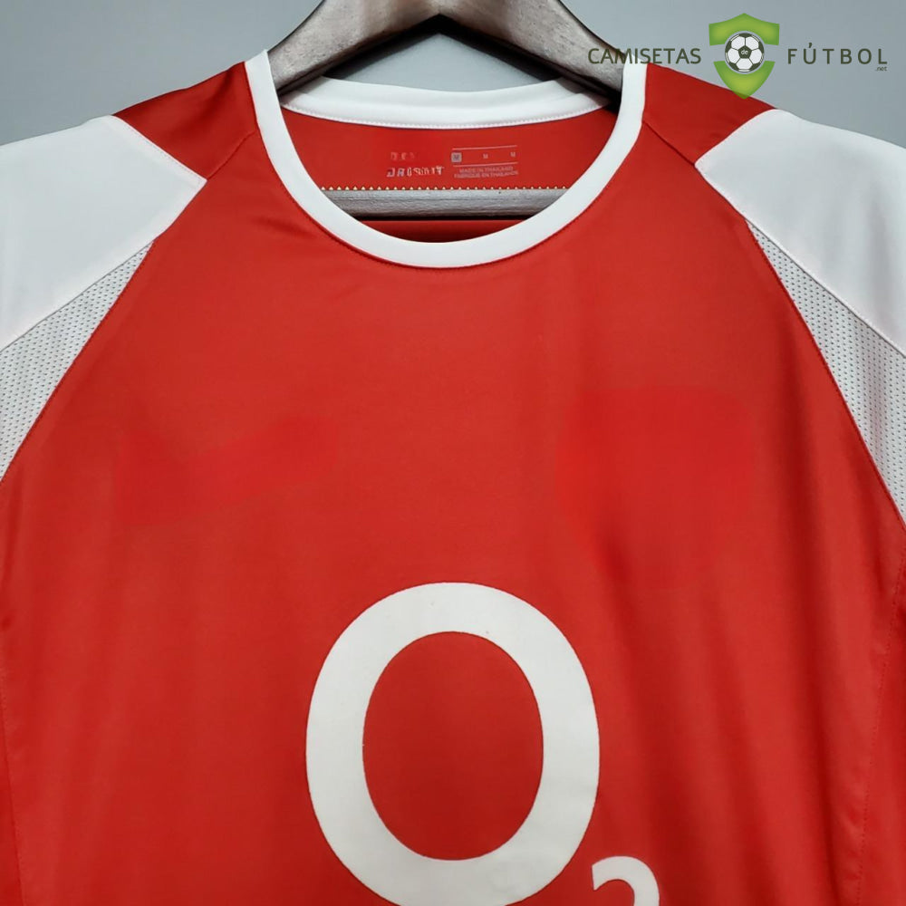 Camiseta Arsenal 02-04 Local (Versión Retro) De Futbol