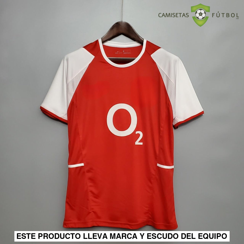 Camiseta Arsenal 02-04 Local (Versión Retro) De Futbol