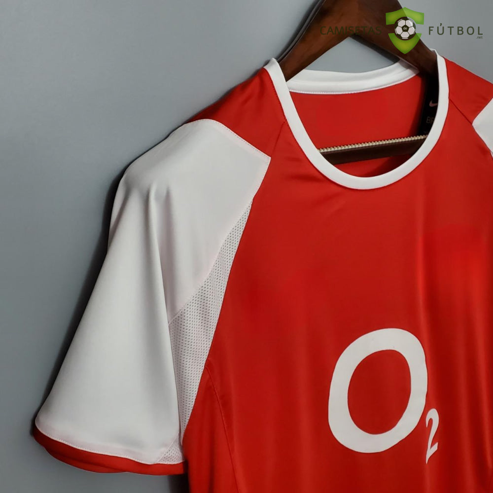 Camiseta Arsenal 02-04 Local (Versión Retro) De Futbol