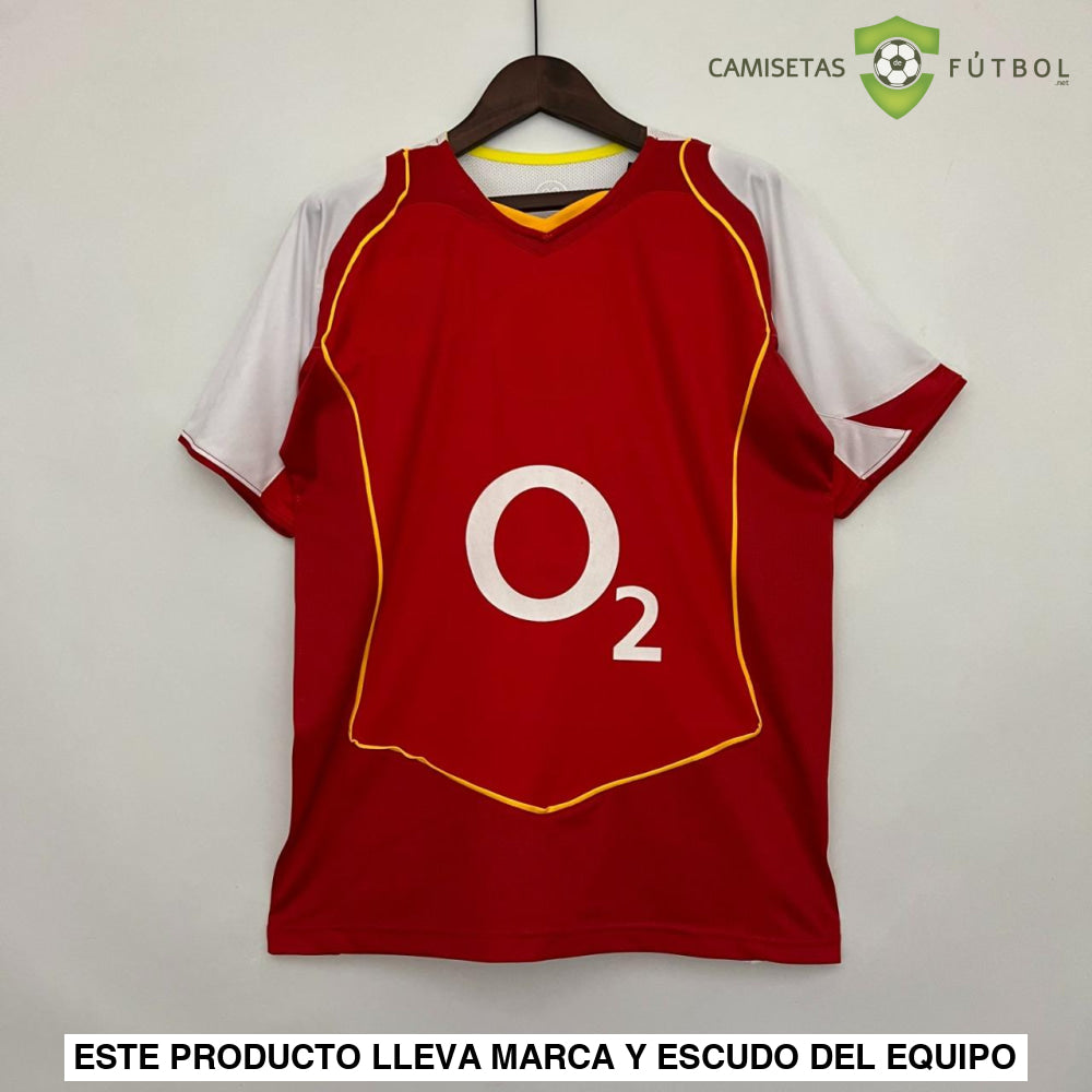 Camiseta Arsenal 04-05 Local (Versión Retro) De Futbol