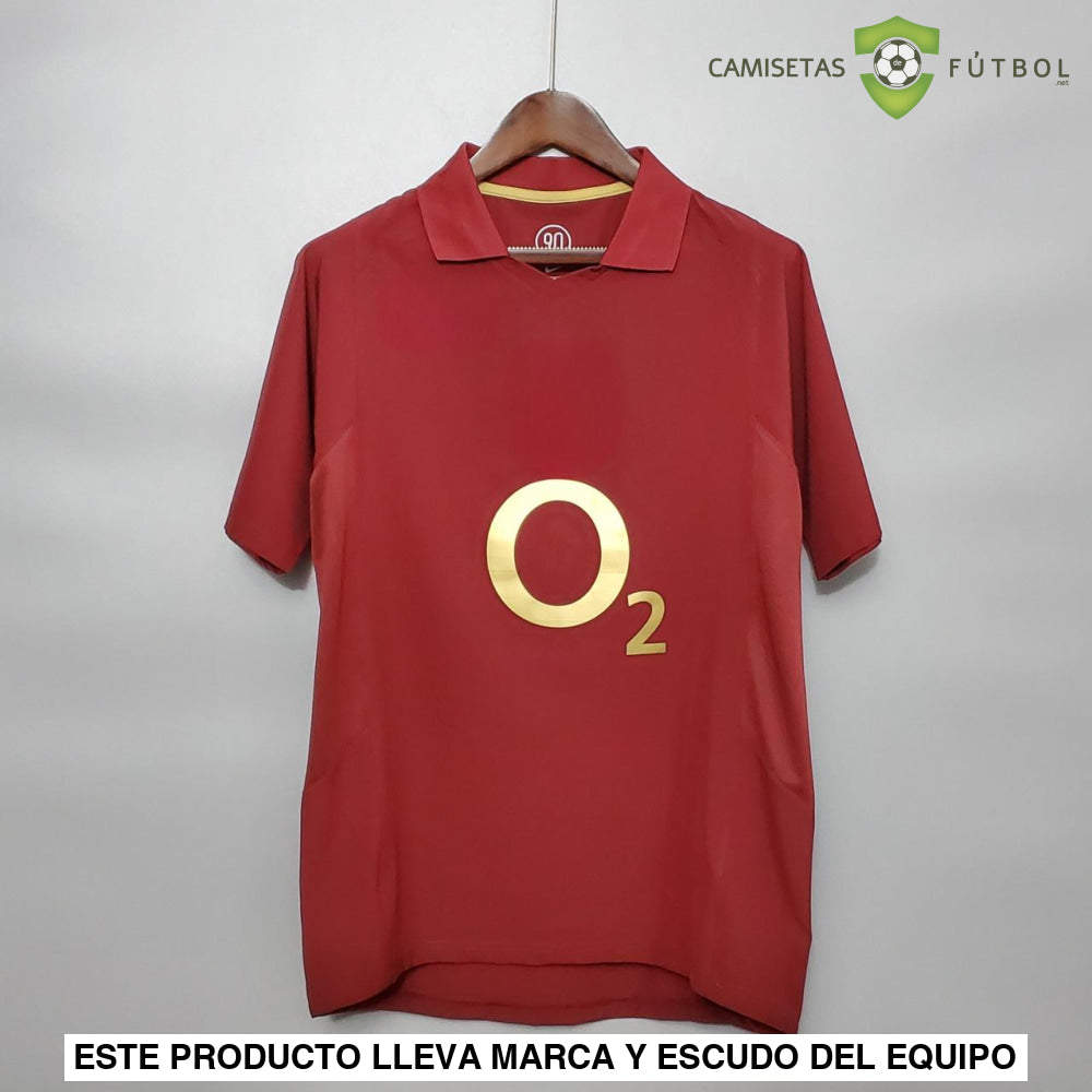 Camiseta Arsenal 05-06 Local (Versión Retro) De Futbol