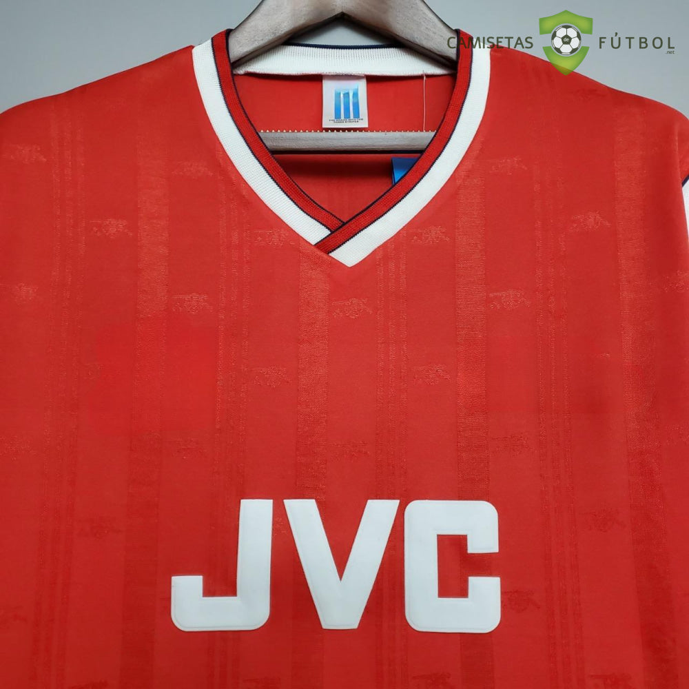 Camiseta Arsenal 86-87 Local (Versión Retro) De Futbol