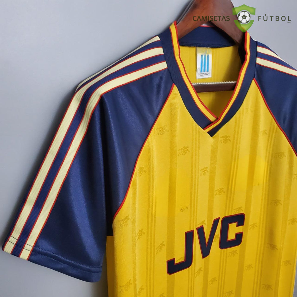 Camiseta Arsenal 88-89 Visitante (Versión Retro) De Futbol