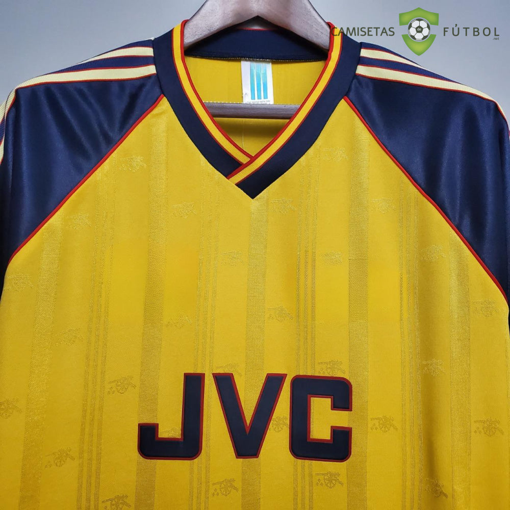 Camiseta Arsenal 88-89 Visitante (Versión Retro) De Futbol