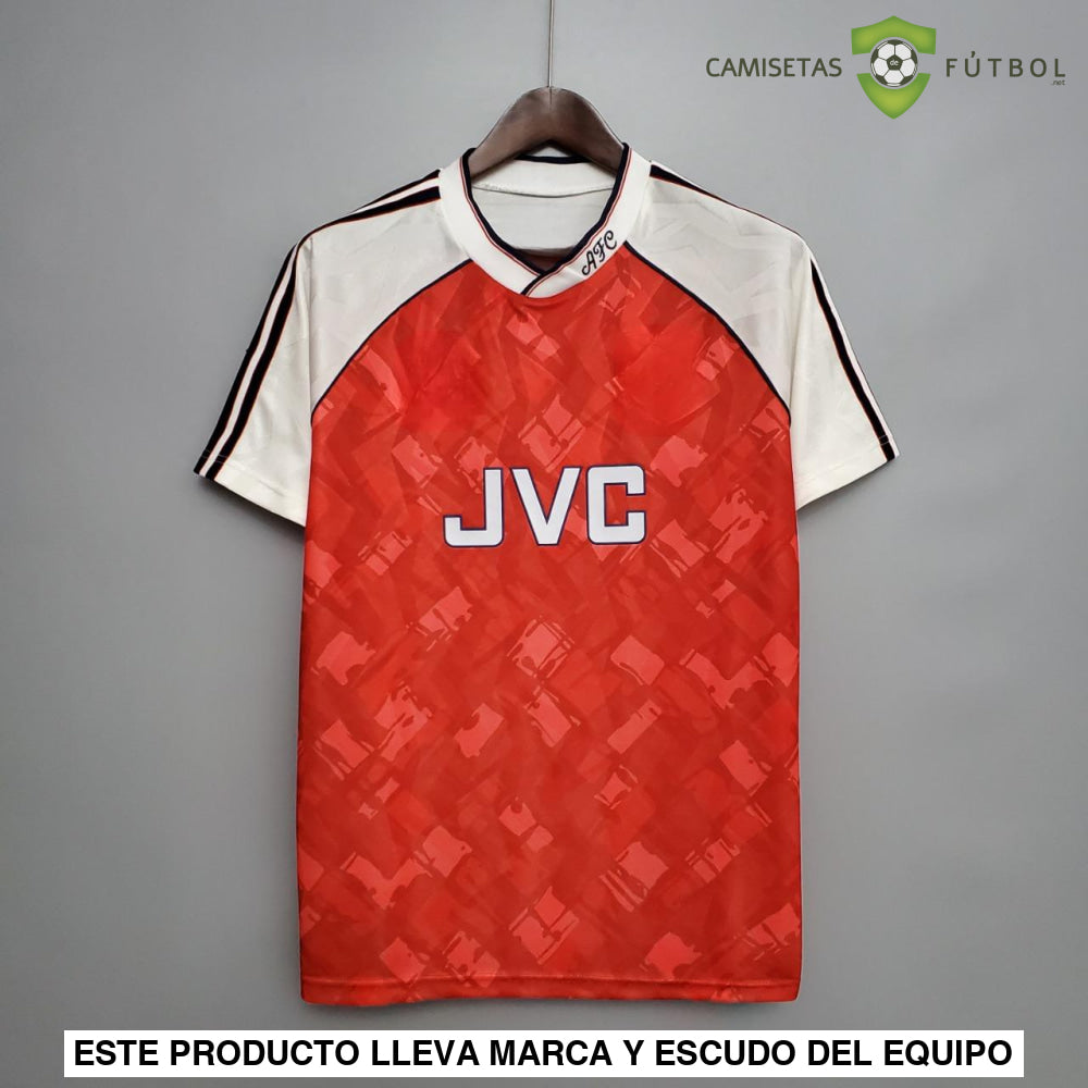 Camiseta Arsenal 90-92 Local Versión Retro) De Futbol