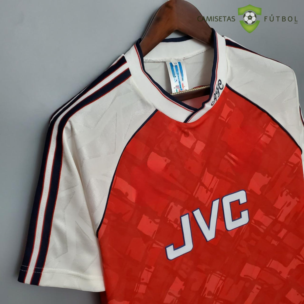 Camiseta Arsenal 90-92 Local Versión Retro) De Futbol