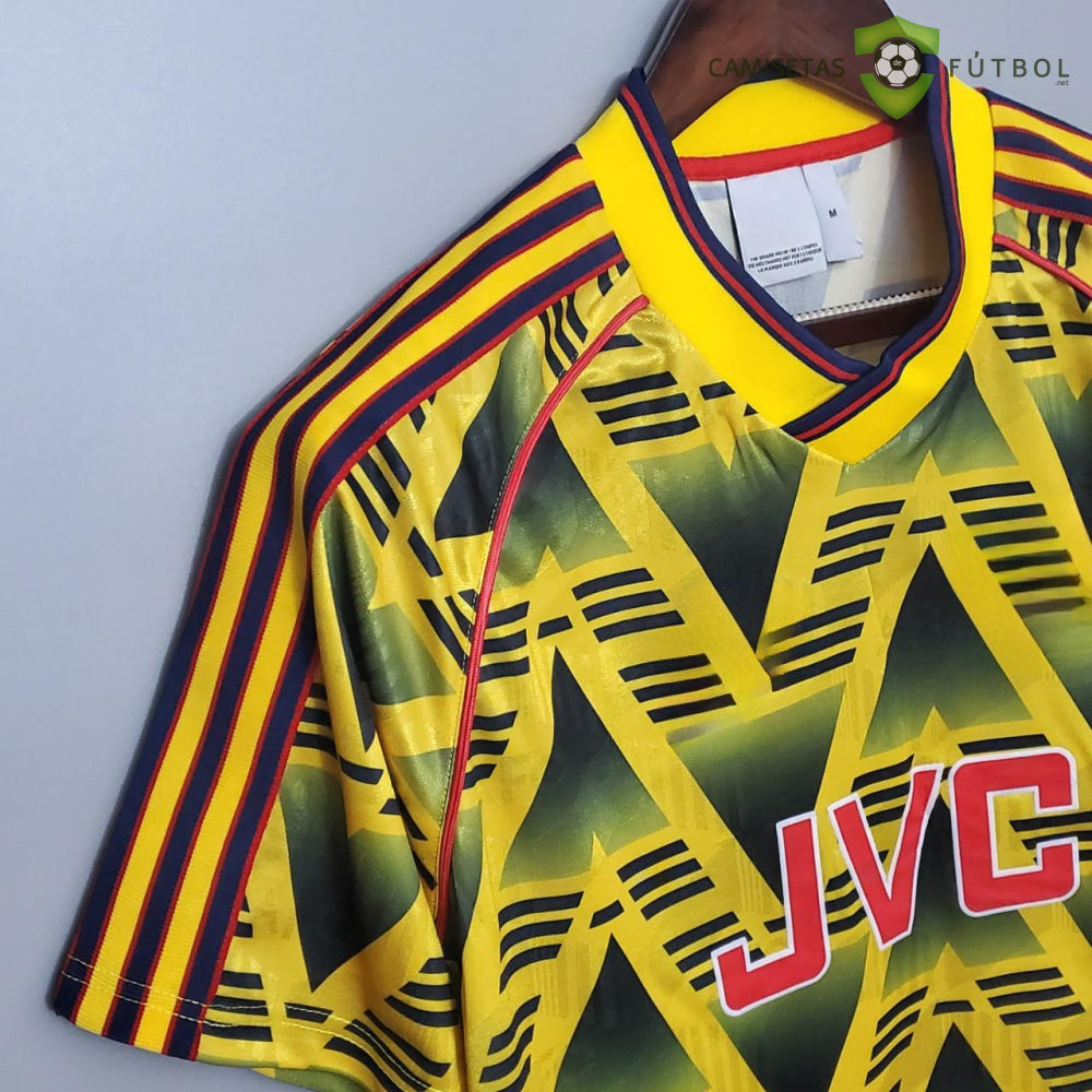 Camiseta Arsenal 91-93 Visitante (Versión Retro) De Futbol