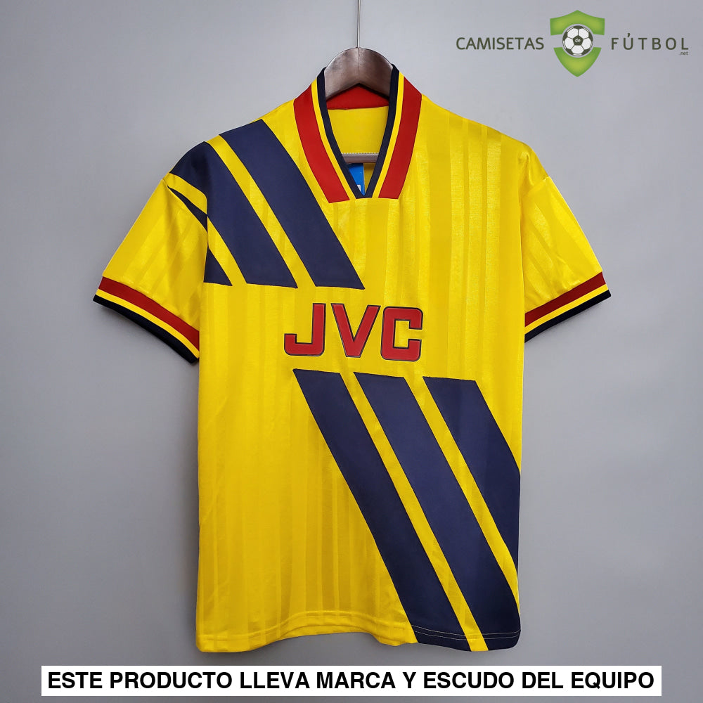 Camiseta Arsenal 93-94 Visitante (Versión Retro) De Futbol