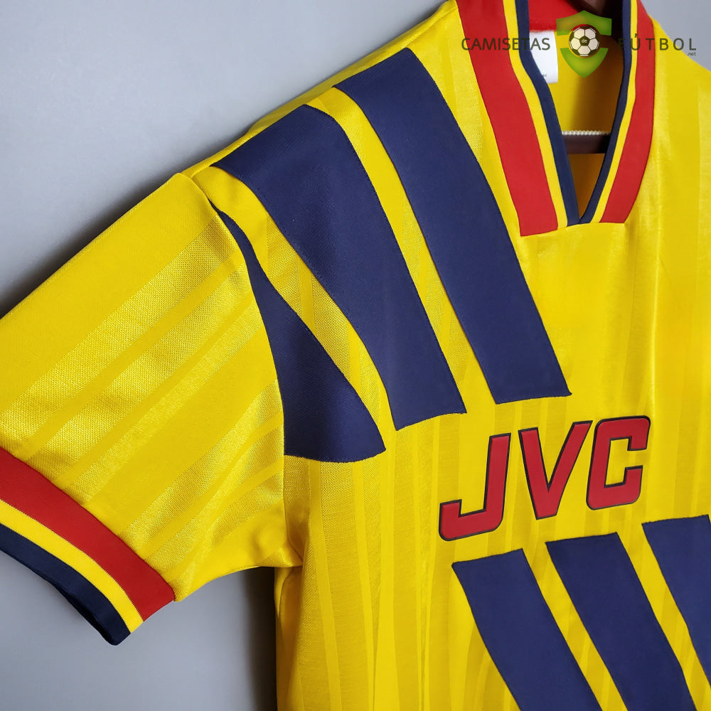 Camiseta Arsenal 93-94 Visitante (Versión Retro) De Futbol