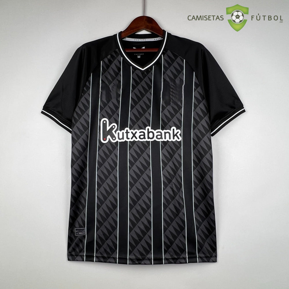 Camiseta Athletic De Bilbao 23-24 Portero Negro Personalizado