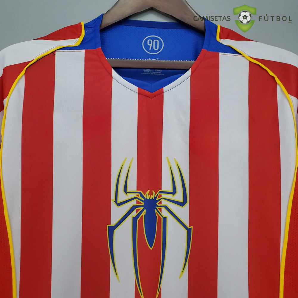 Camiseta Atlético De Madrid 04 - 05 Local (Versión Retro) Futbol