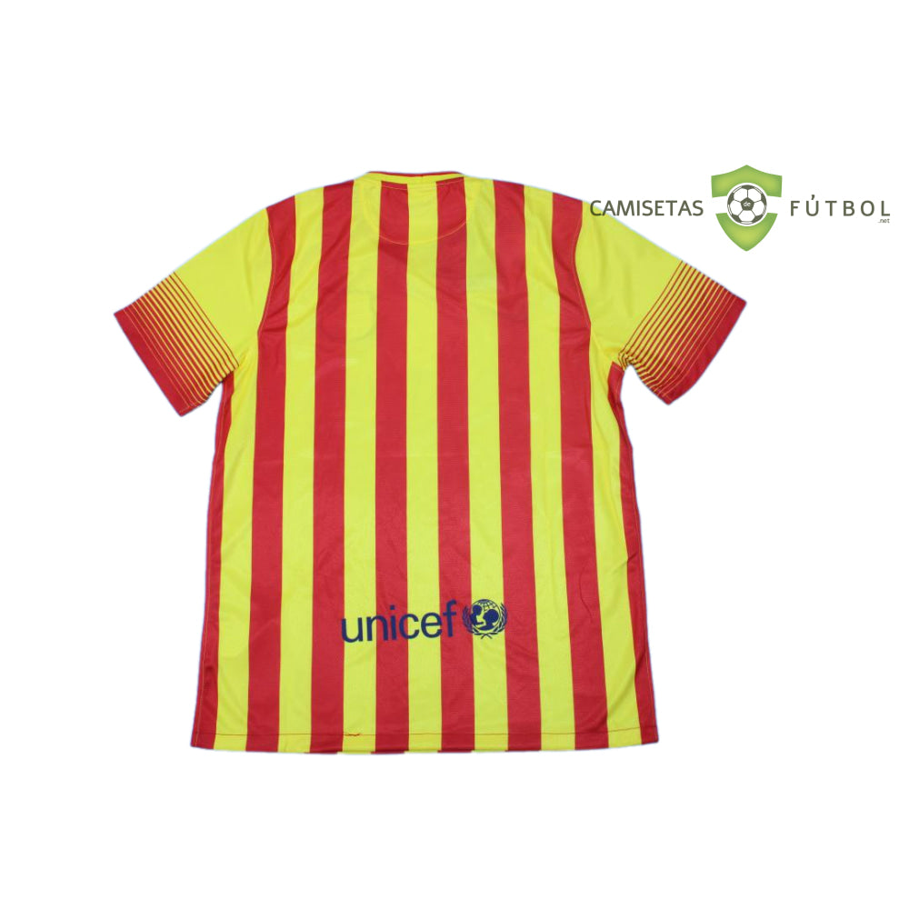 Camiseta Barcelona 13 - 14 Visitante (Versión Retro) De Futbol