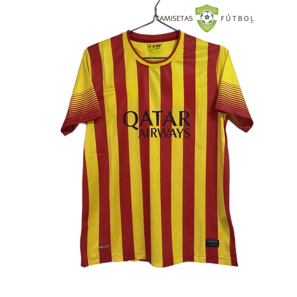 Camiseta Barcelona 13 - 14 Visitante (Versión Retro) De Futbol