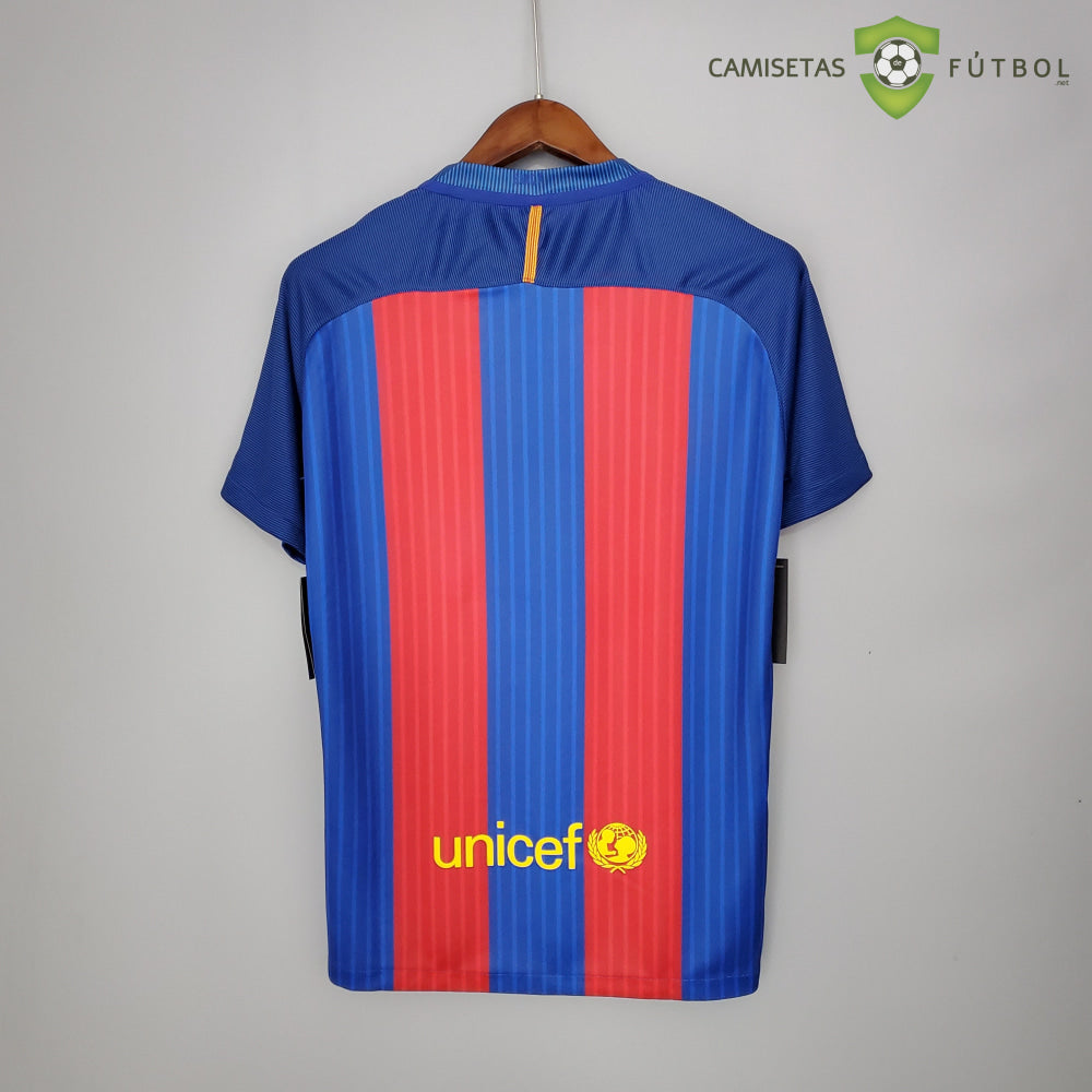 Camiseta Barcelona 16-17 Local (Versión Retro) Parche Especial