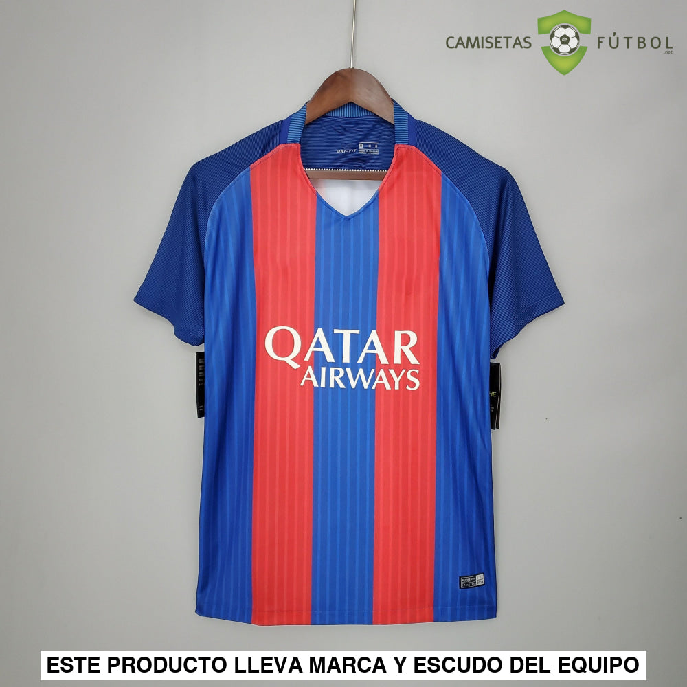 Camiseta Barcelona 16-17 Local (Versión Retro) Parche Especial