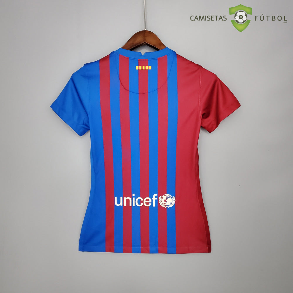 Camiseta Barcelona 21-22 Local Femenina (Entrega En 24-72 Horas) Parche Especial