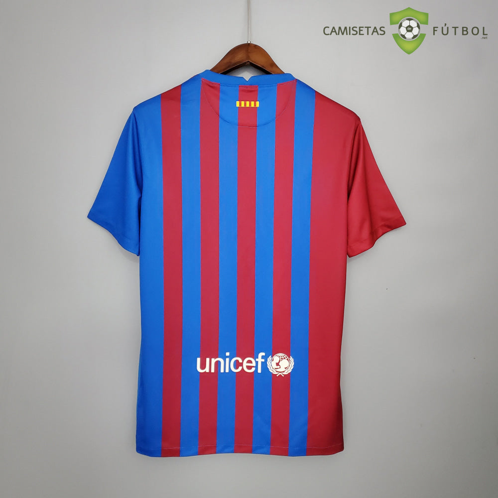 Camiseta Barcelona 21-22 Local (Versión Retro) De Futbol