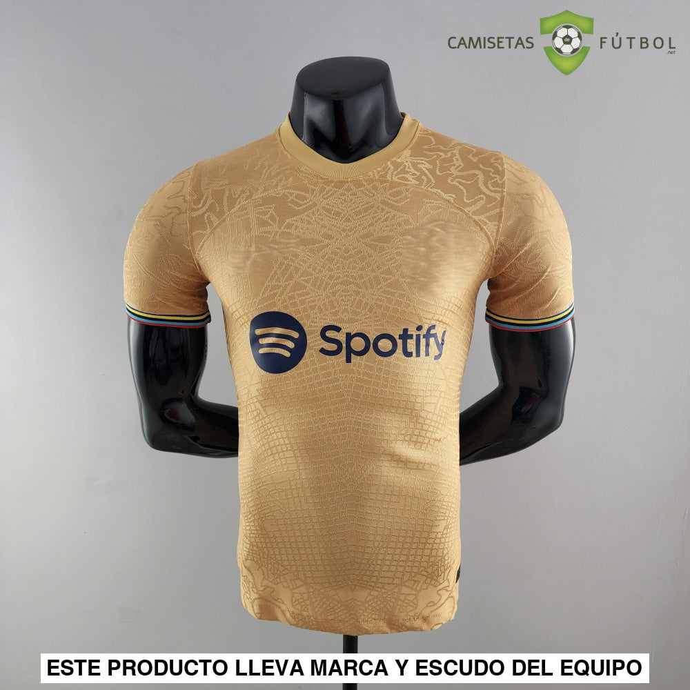Camiseta Barcelona 22-23 Visitante (Player Version) Parche Especial