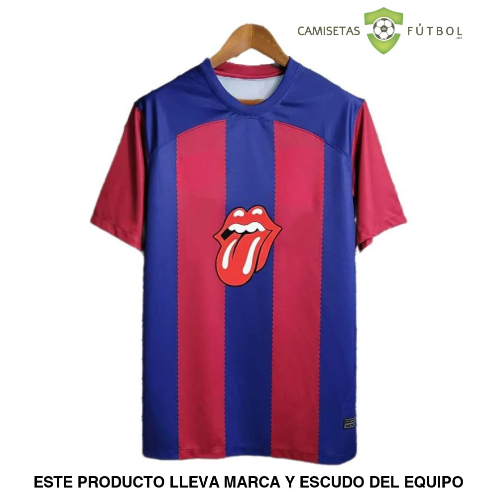 Camiseta Barcelona 23 - 24 Edición Rolling Stones De Futbol