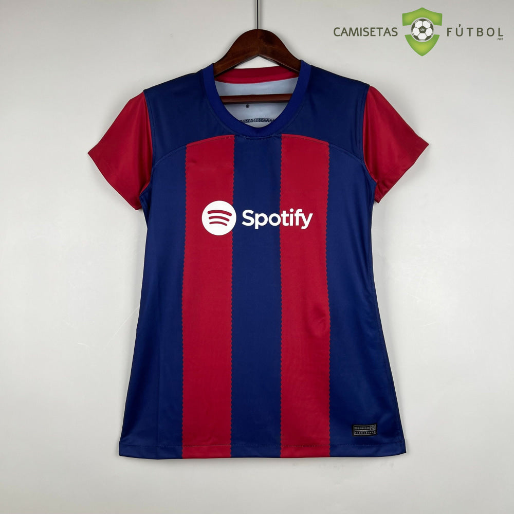 Camiseta Barcelona 23-24 Local Femenina Parche Especial