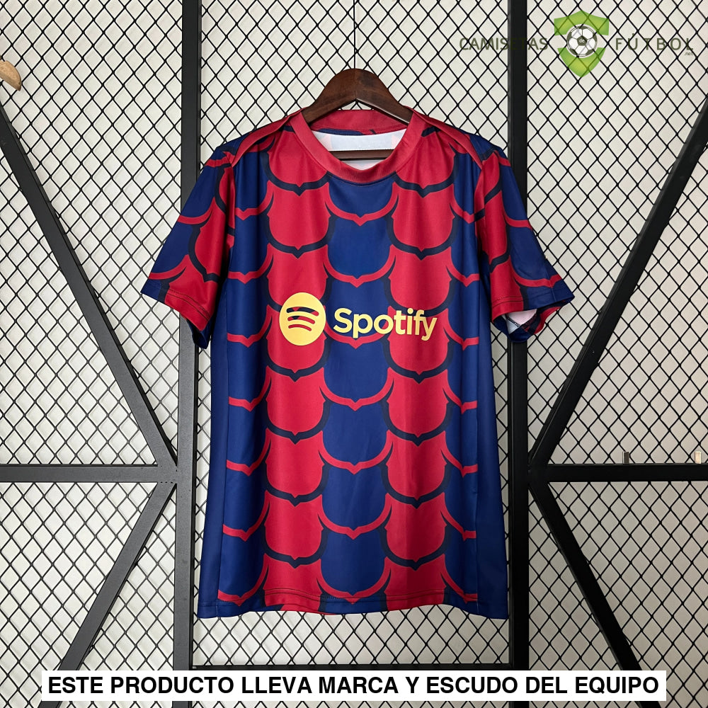 Camiseta Barcelona 24-25 Pre-Partido De Futbol