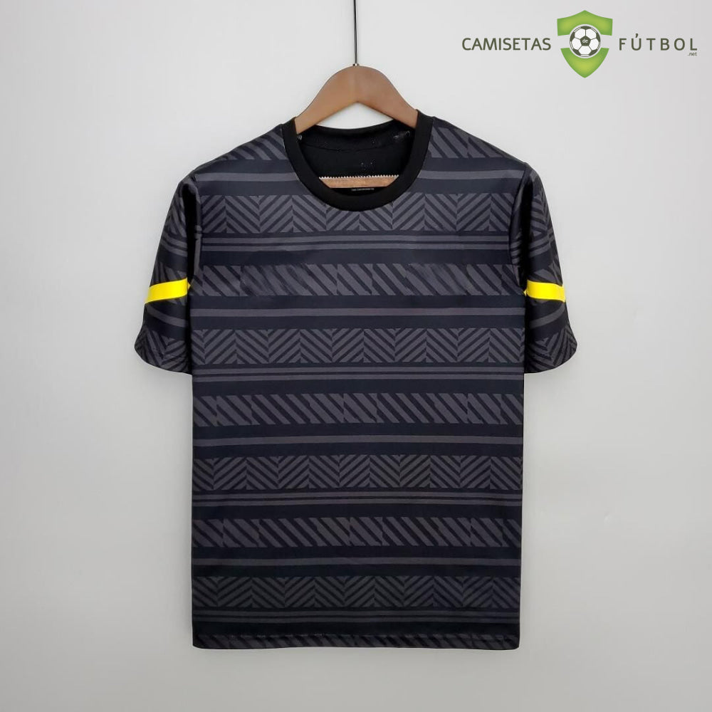 Camiseta Borussia Dortmund 22-23 Pre-Partido Negro Personalizado