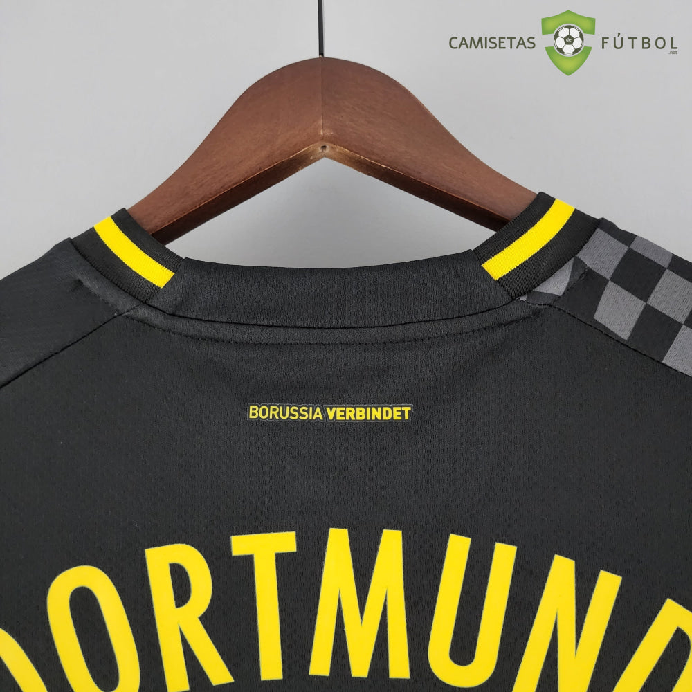 Camiseta Borussia Dortmund 22-23 Visitante Personalizado