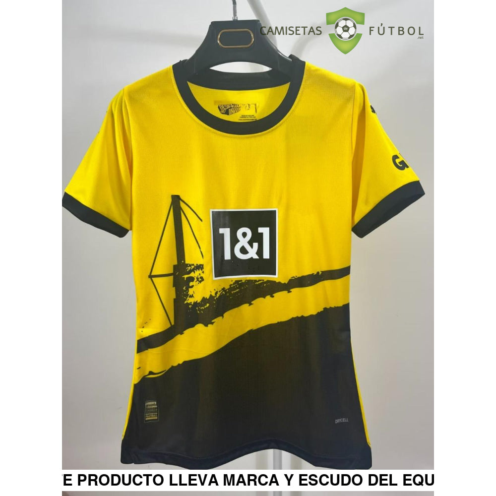 Camiseta Borussia Dortmund 23-24 Local Femenina De Futbol