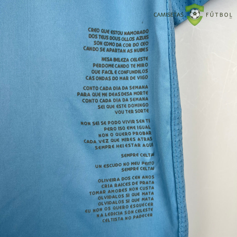 Camiseta Celta De Vigo 23-24 Local Personalizado