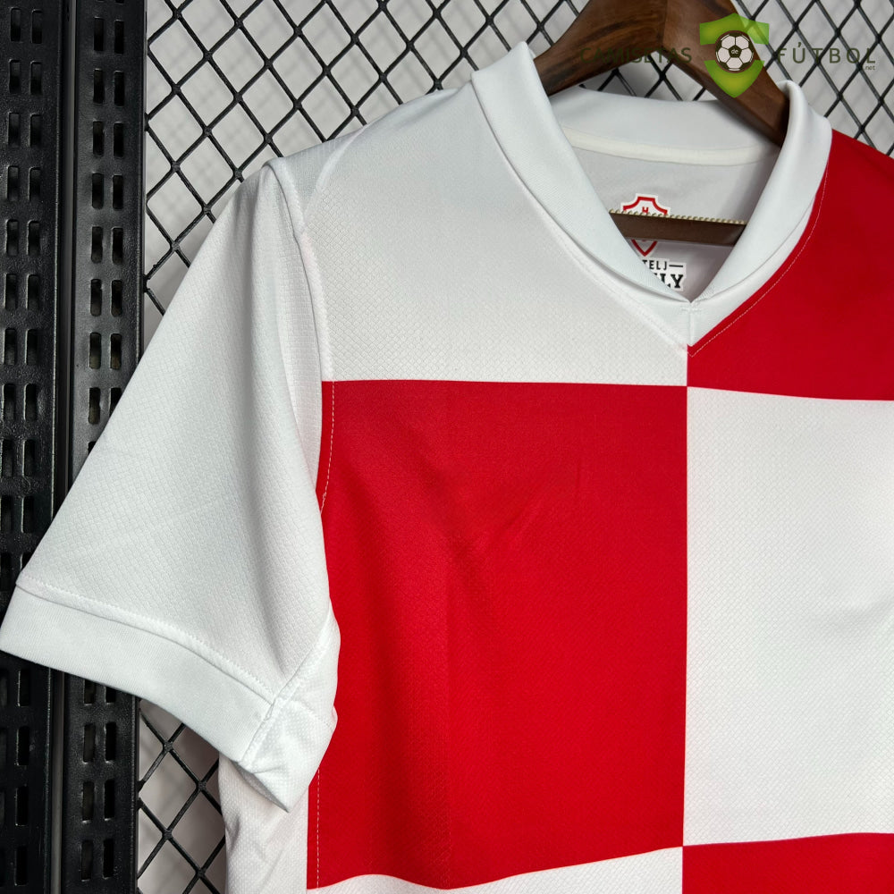 Camiseta Croacia 24-25 Local Uefa Euro 2024 De Futbol