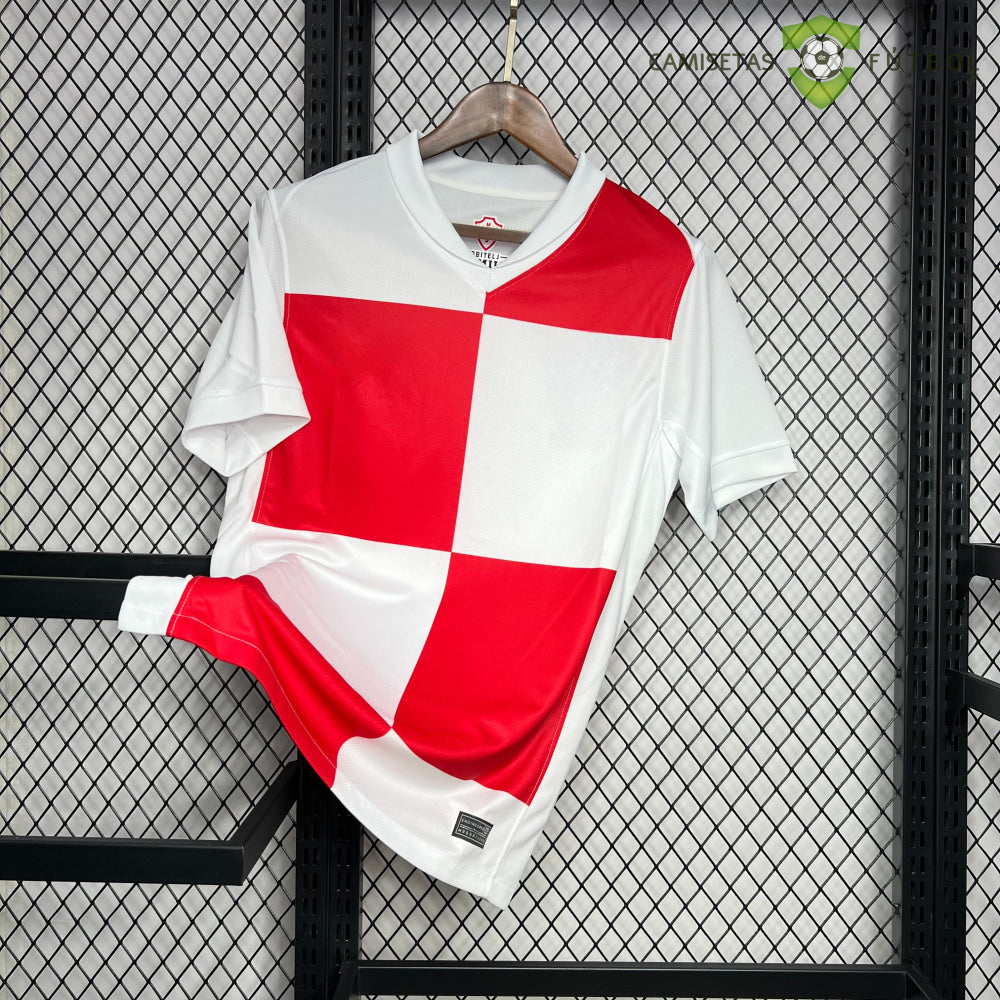 Camiseta Croacia 24-25 Local Uefa Euro 2024 De Futbol