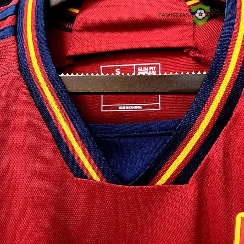 Camiseta España 22-23 Local Mundial 2022 Personalizado