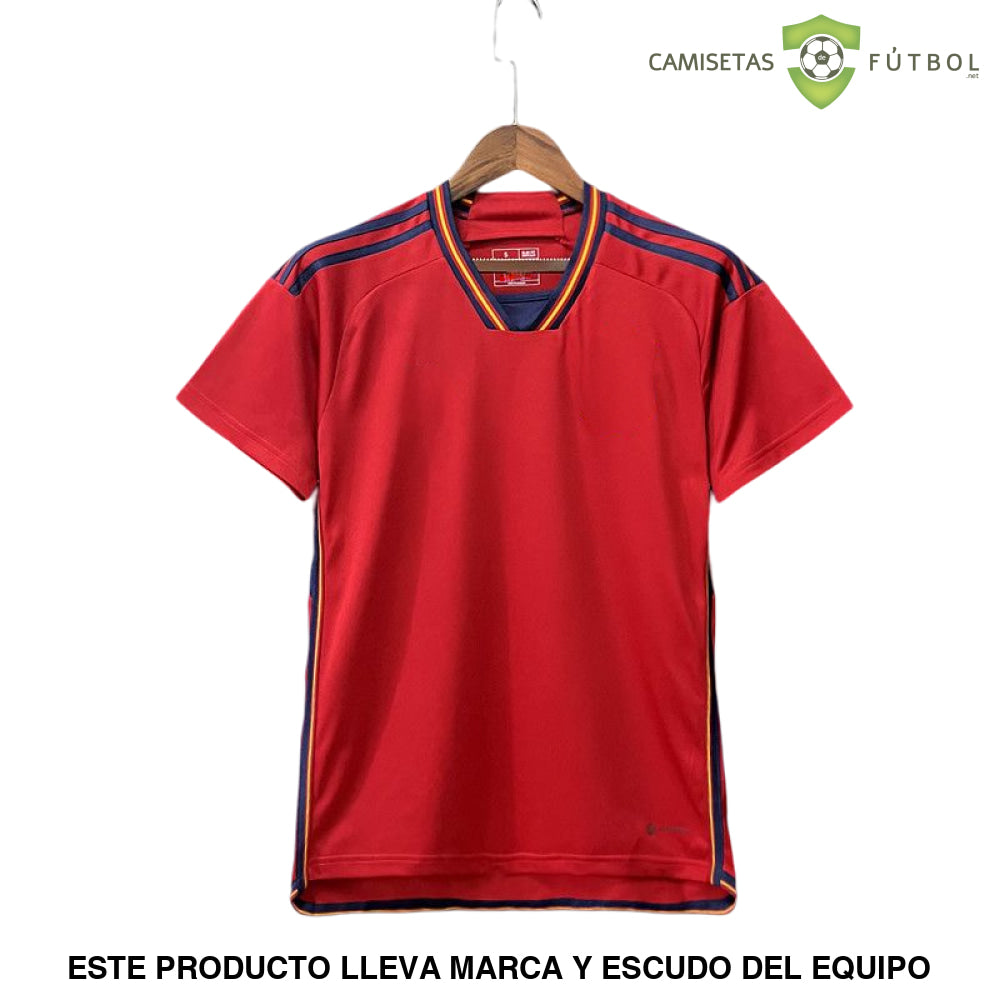 Camiseta España 22-23 Local Mundial 2022 Personalizado