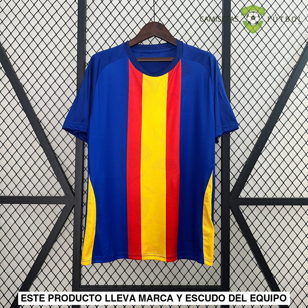 Camiseta España 24-25 Entreno Azul De Futbol