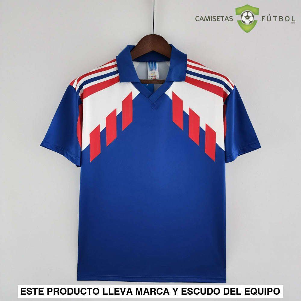 Camiseta Francia 88-90 Local (Versión Retro) De Futbol