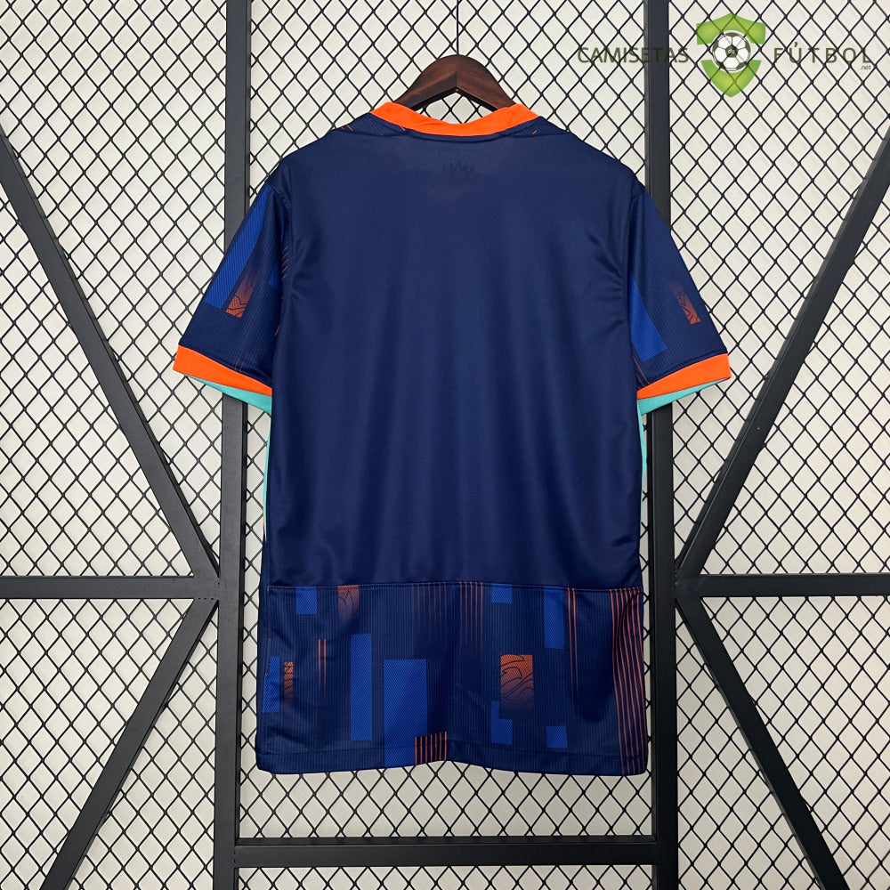 Camiseta Holanda 24-25 Visitante Uefa Euro 2024 De Futbol