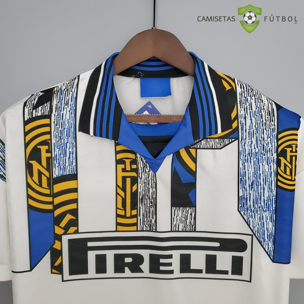 Camiseta Inter De Milan 95 - 96 Visitante (Versión Retro) Futbol