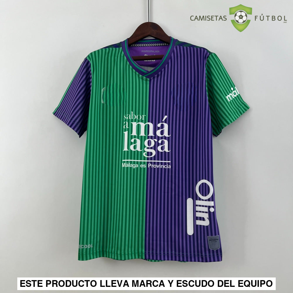 Camiseta Malaga 23-24 Visitante Personalizado