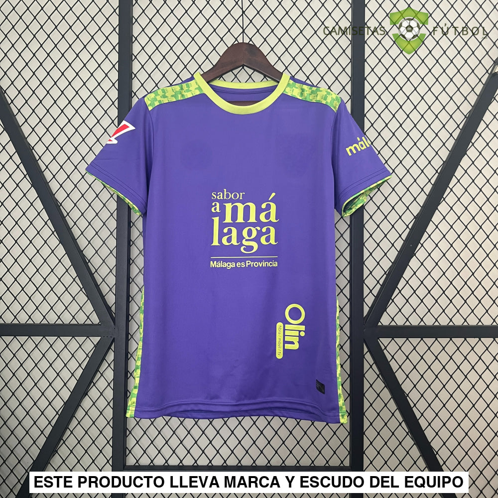 Camiseta Malaga 24-25 Visitante De Futbol