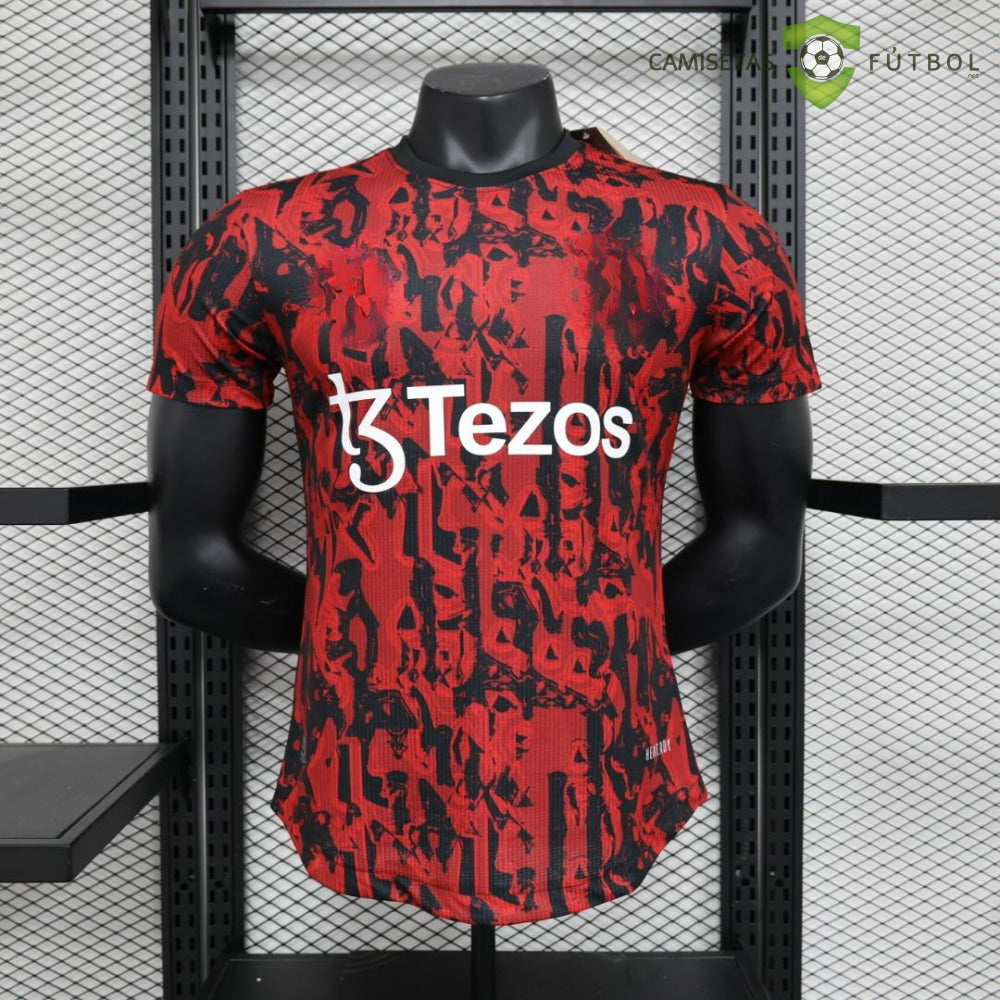 Camiseta Manchester United 23 - 24 Pre - Partido Rojo (Player Version) De Futbol