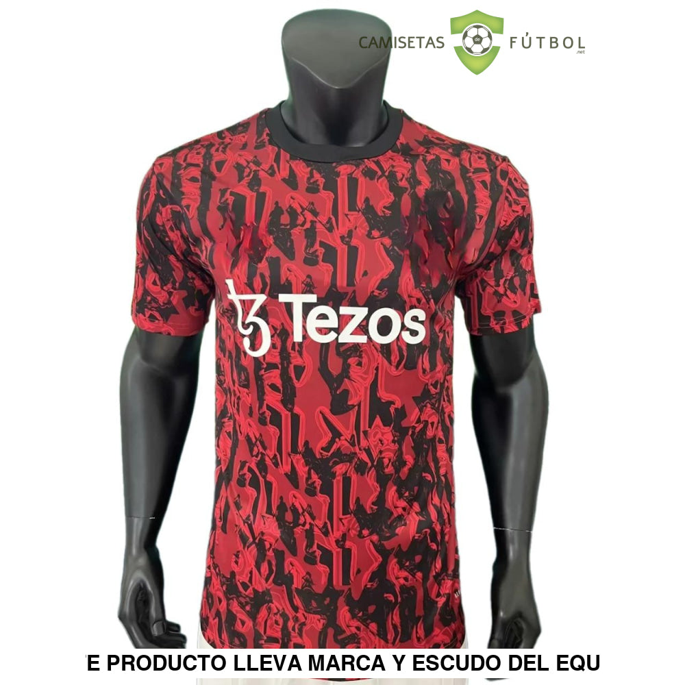 Camiseta Manchester United 23 - 24 Pre - Partido Rojo (Player Version) De Futbol