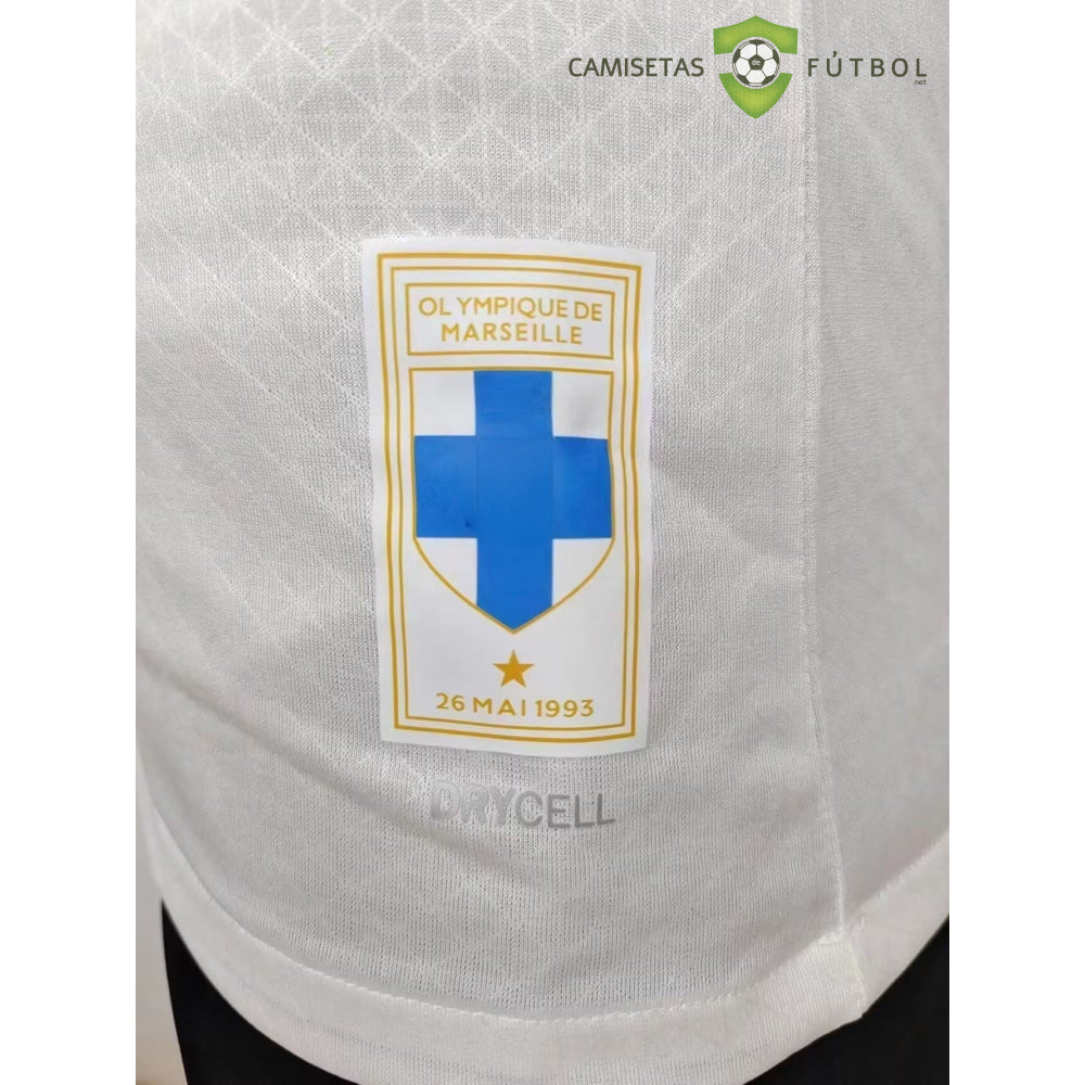 Camiseta Marseille 23-24 Edicion Conmemorativa 30 Años Ucl (Player Version) Personalizado