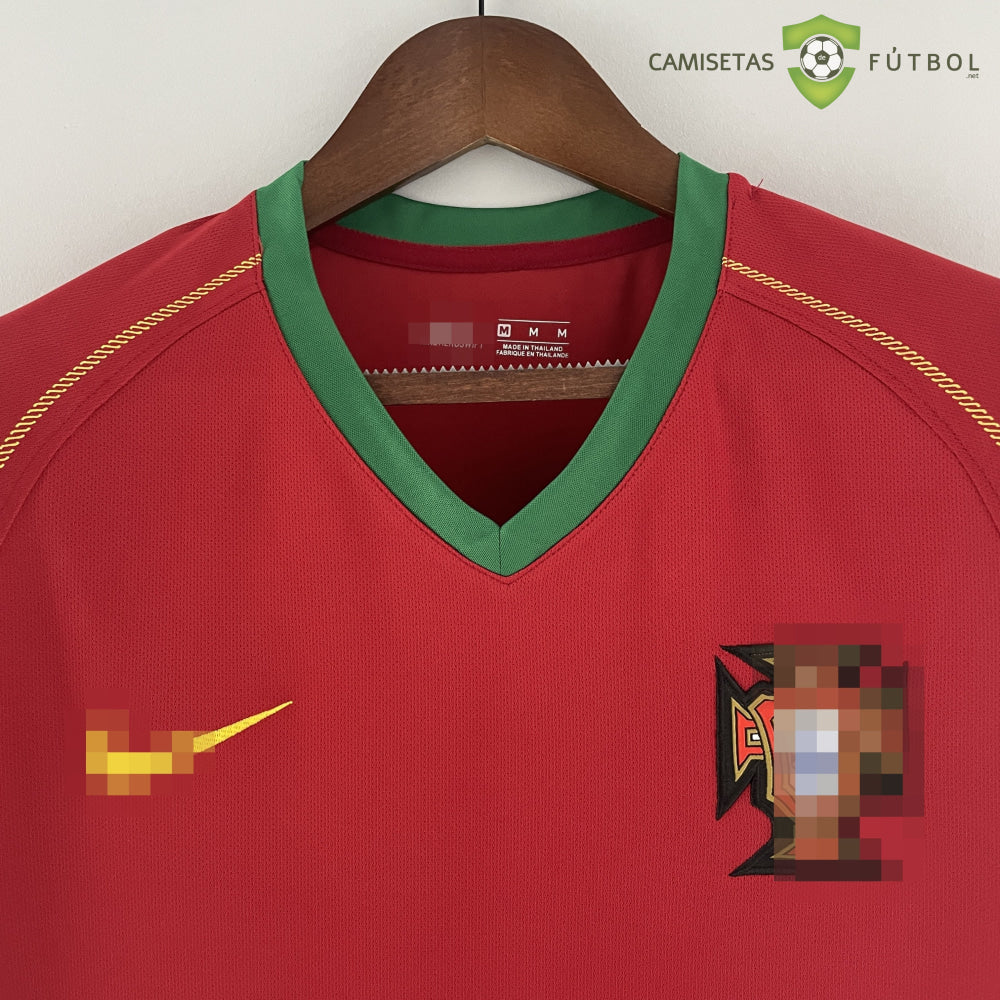 Camiseta Portugal 06-07 Local (Versión Retro) Sin Personalización