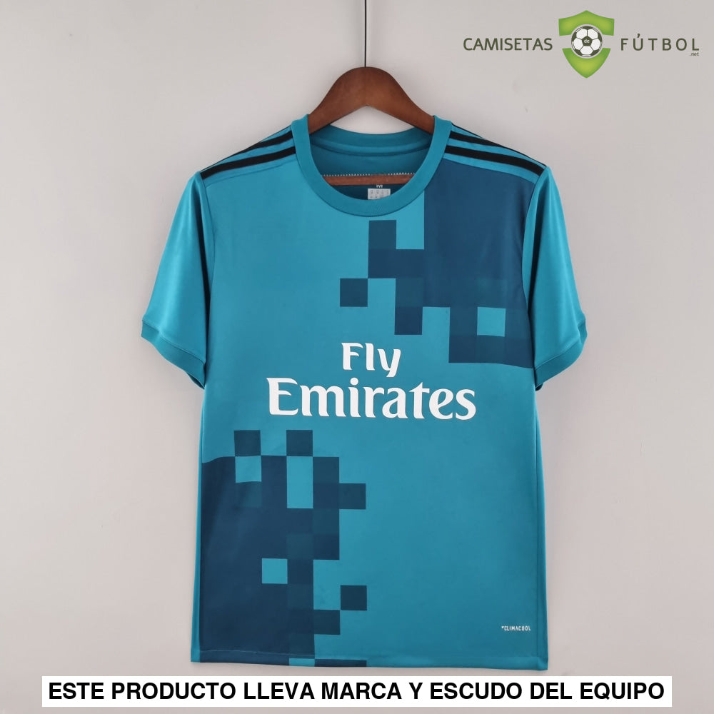 Camiseta R.m. 17-18 3ª Equipacion (Versión Retro) De Futbol