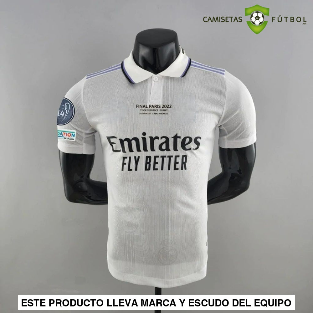 Camiseta Real Madrid 22-23 Edicion Conmemorativa Champions (Player Version) Sin Personalización