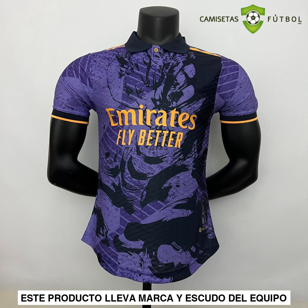 Camiseta Real Madrid 23-24 Edicion Especial Violeta (Player Version) Parche