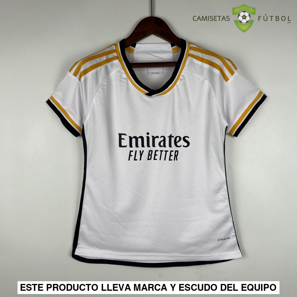 Camiseta R.m. 23 - 24 Local Femenina (Entrega En 24 - 72 Horas) De Futbol