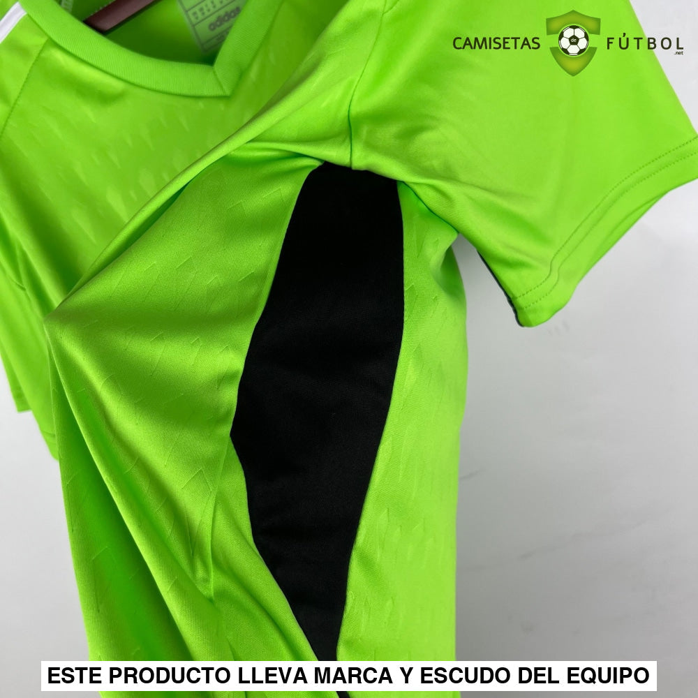 Camiseta Real Madrid 23-24 Portero Verde Parche Especial